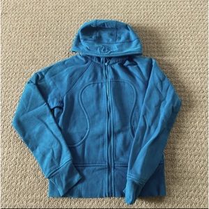 Blue LuLu Lemon Scuba Zip Up